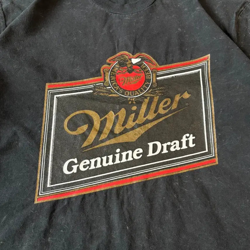 [BUNJANG] Miller Black Long Sleeve Shirt / 90s Miller black long sleeves