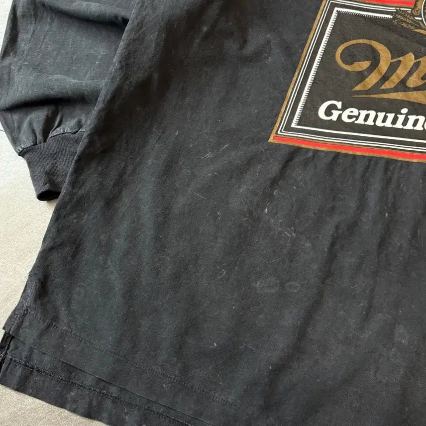 [BUNJANG] Miller Black Long Sleeve Shirt / 90s Miller black long sleeves