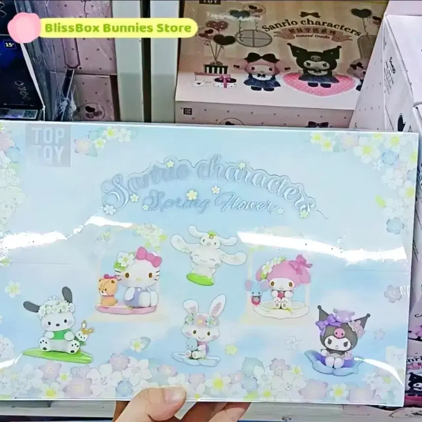 [BUNJANG] Toptoy Sanrio Spring Flower Figure Box Set / 탑토이 산리오 스프링 플라워 피규어 6개입 새상품