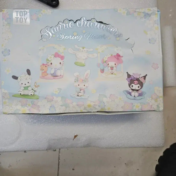 [BUNJANG] Toptoy Sanrio Spring Flower Figure Box Set / 탑토이 산리오 스프링 플라워 피규어 6개입 새상품