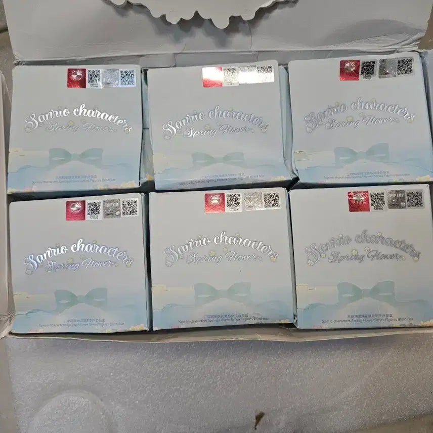 [BUNJANG] Toptoy Sanrio Spring Flower Figure Box Set / 탑토이 산리오 스프링 플라워 피규어 6개입 새상품