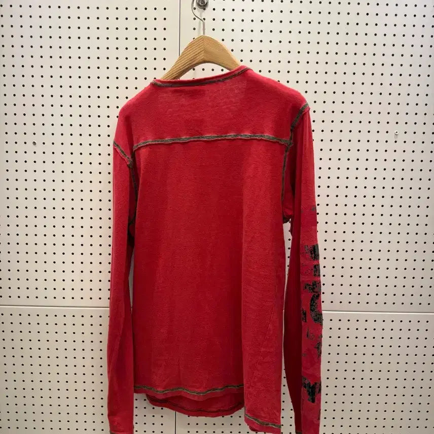 [BUNJANG] Diesel Graphic Washed Long Sleeve T-shirt / 디젤 그래픽 워싱 긴팔 티셔츠 U1127