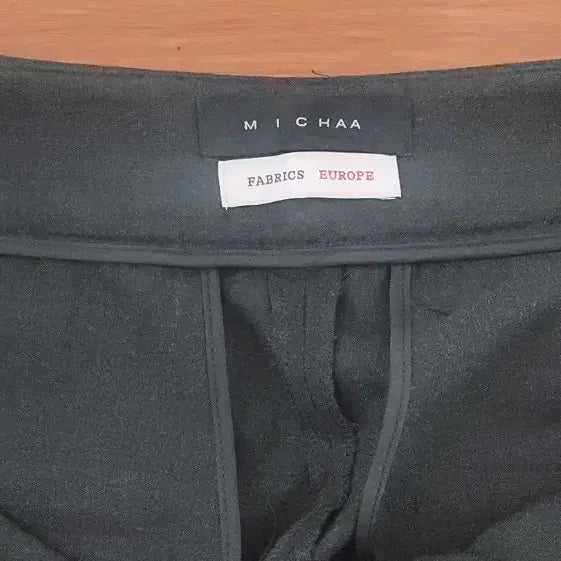 [BUNJANG] Missha Wide Slacks Pants / 미샤 밑단절개라인 와이드 슬랙스 팬츠