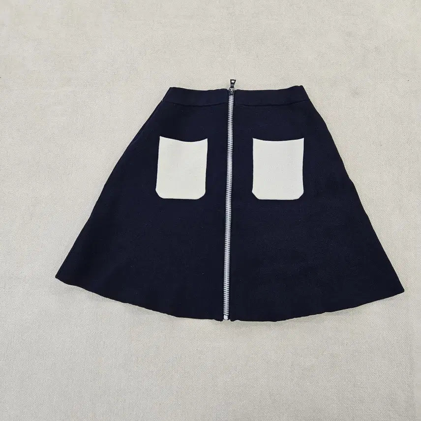 [BUNJANG] Sandro A-line Zipper Closure Mini Skirt / [1] 산드로 여성 A라인 지퍼 클로저 미니 스커트 0116 Y1