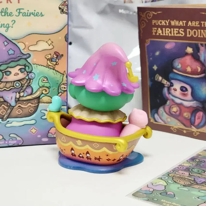 [BUNJANG] Popmart Pucky Day of Fairies MoonRiver Figure / 단종)팝마트 푸키_요정들의 하루 피규어_달빛강 MoonRiver_아트토이