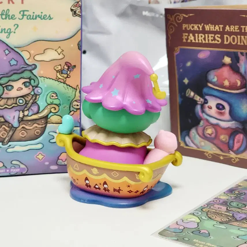 [BUNJANG] Popmart Pucky Day of Fairies MoonRiver Figure / 단종)팝마트 푸키_요정들의 하루 피규어_달빛강 MoonRiver_아트토이