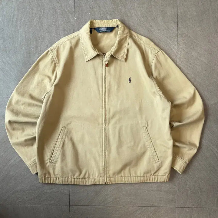[BUNJANG] Polo Beige Swing Top Jacket / 폴로 정품 베이지 스윙톱 자켓