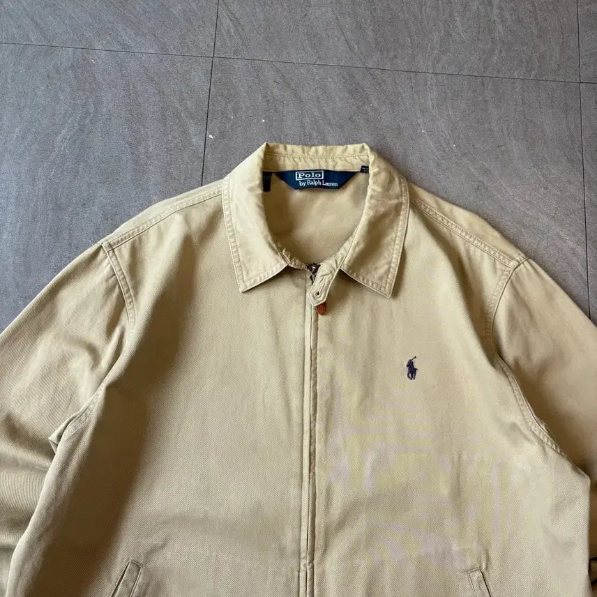 [BUNJANG] Polo Beige Swing Top Jacket / 폴로 정품 베이지 스윙톱 자켓