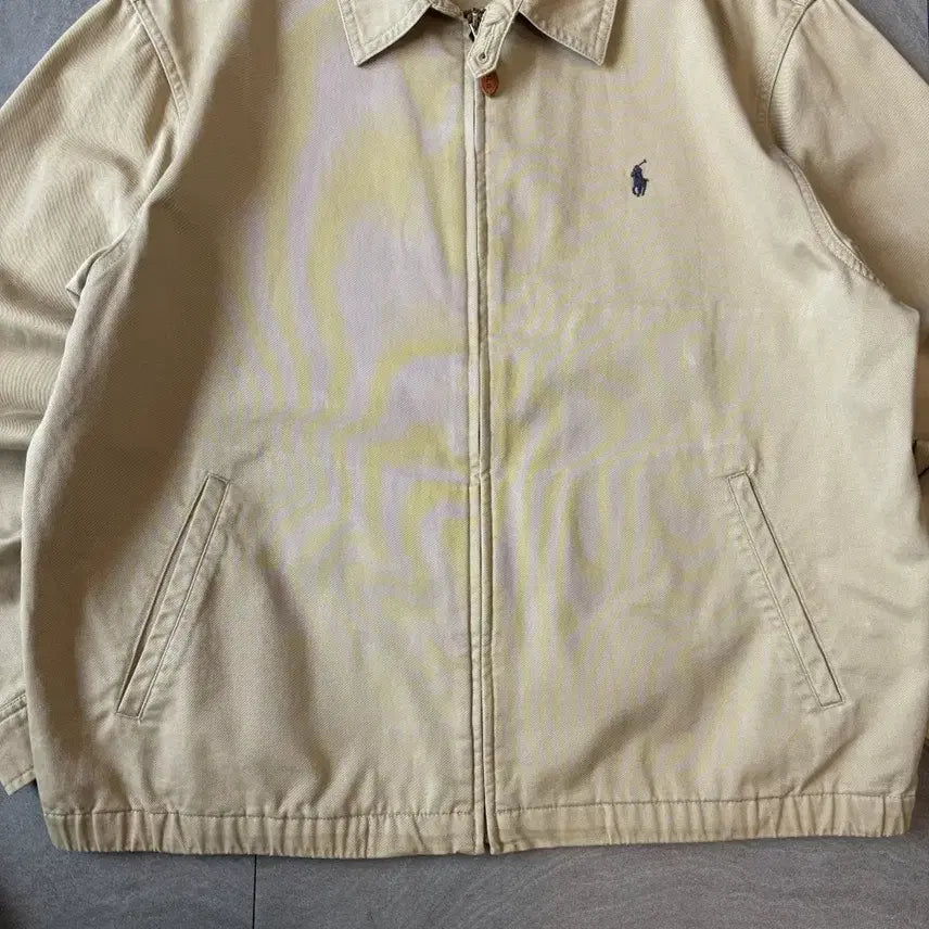 [BUNJANG] Polo Beige Swing Top Jacket / 폴로 정품 베이지 스윙톱 자켓
