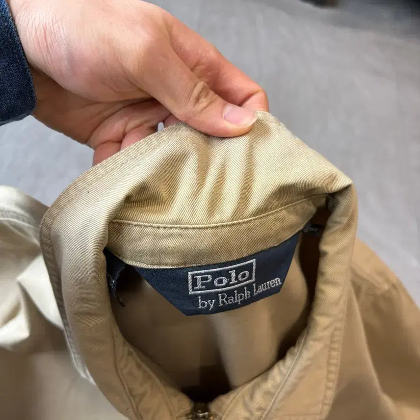 [BUNJANG] Polo Beige Swing Top Jacket / 폴로 정품 베이지 스윙톱 자켓