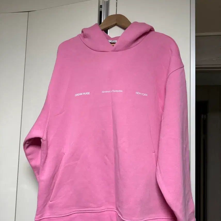 [BUNJANG] ZARA Pink Printed Hoodie (XL) / (XL) 자라 핑크색 프린팅 후드티