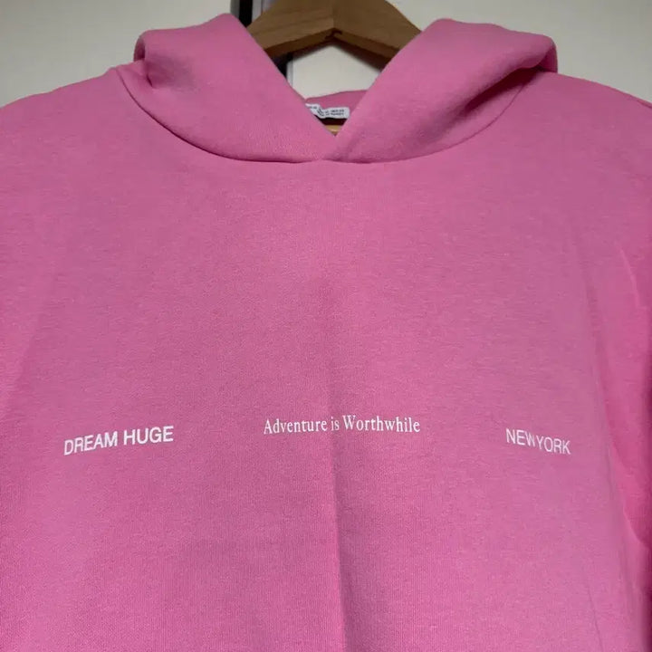 [BUNJANG] ZARA Pink Printed Hoodie (XL) / (XL) 자라 핑크색 프린팅 후드티