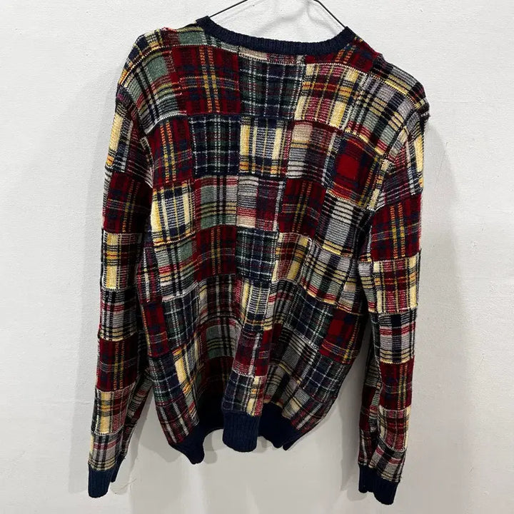 [BUNJANG] Polo Ralph Lauren Check Pattern Wool Knit Sweater / 폴로 랄프로렌 체크패턴 울니트