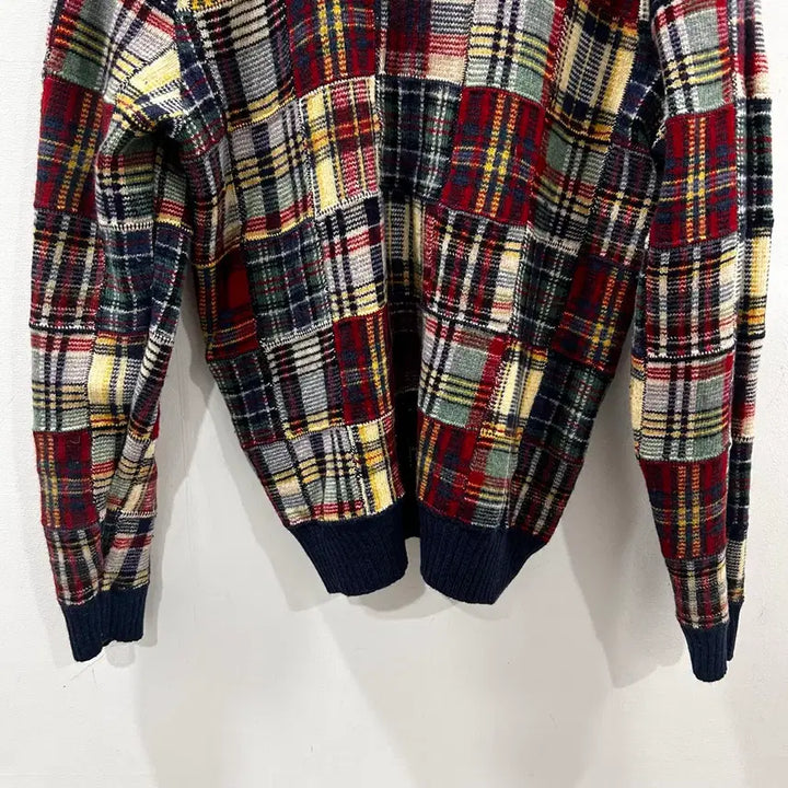 [BUNJANG] Polo Ralph Lauren Check Pattern Wool Knit Sweater / 폴로 랄프로렌 체크패턴 울니트