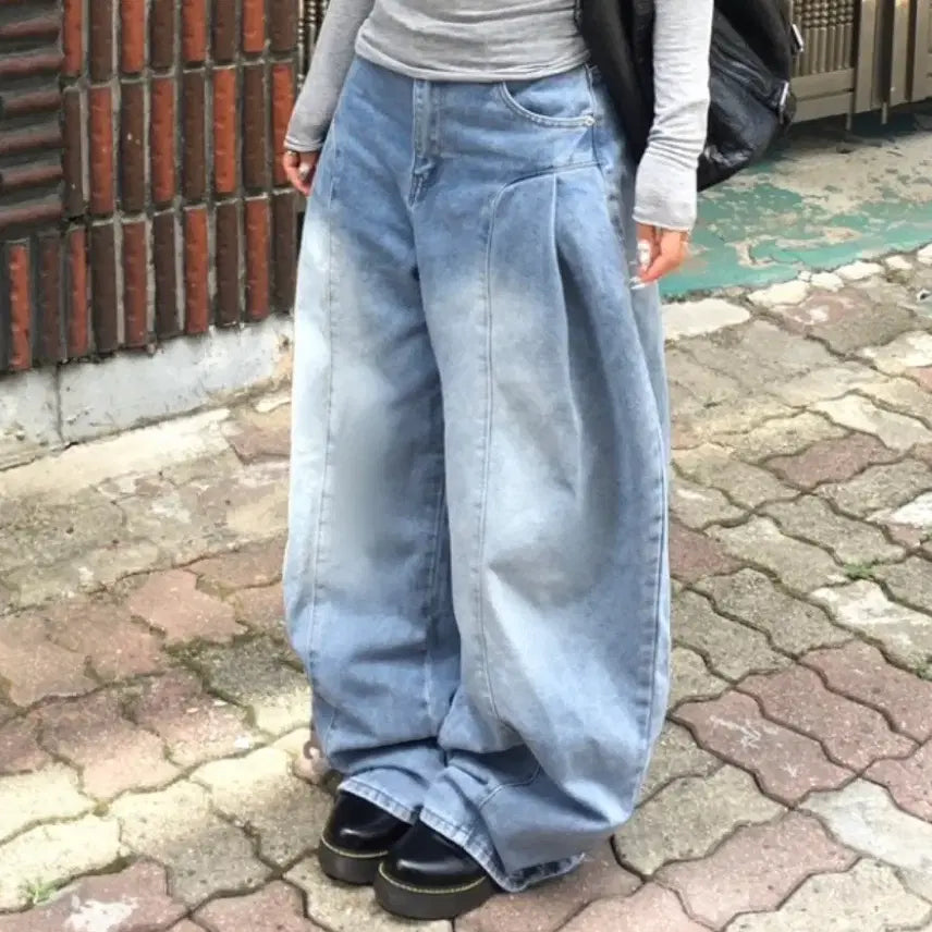 [BUNJANG] AM Wide Tucked Pants / 핀턱 와이드 팬츠 am