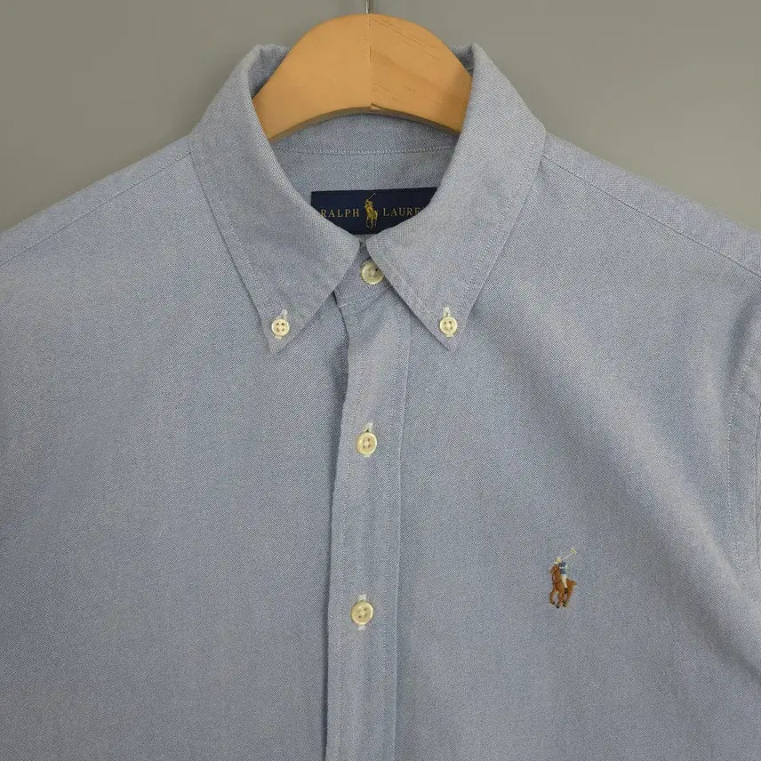 [BUNJANG] RALPH LAUREN Classic Fit Oxford Shirt, Light Blue, Size S / 랄프로렌 RALPH LAUREN 클래식핏 옥스포드 셔츠 연블루 S