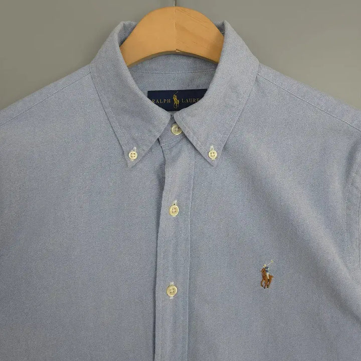 [BUNJANG] RALPH LAUREN Classic Fit Oxford Shirt, Light Blue, Size S / 랄프로렌 RALPH LAUREN 클래식핏 옥스포드 셔츠 연블루 S