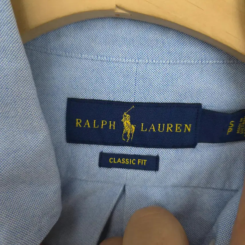 [BUNJANG] RALPH LAUREN Classic Fit Oxford Shirt, Light Blue, Size S / 랄프로렌 RALPH LAUREN 클래식핏 옥스포드 셔츠 연블루 S