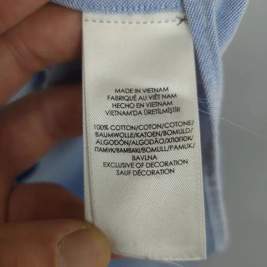 [BUNJANG] RALPH LAUREN Classic Fit Oxford Shirt, Light Blue, Size S / 랄프로렌 RALPH LAUREN 클래식핏 옥스포드 셔츠 연블루 S