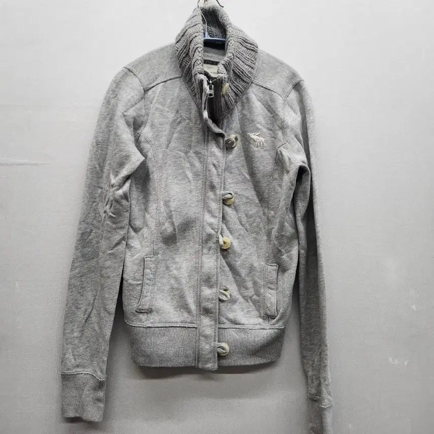 [BUNJANG] Abercrombie Y2K Logo Button Cardigan / 아베크롬비 로고 Y2K 버튼 가디건 집업 S(S)