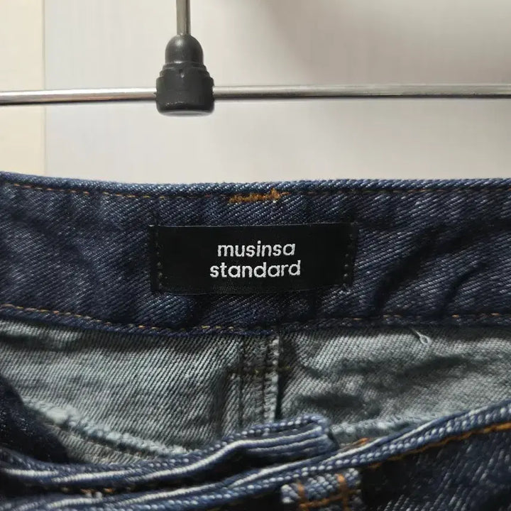 [BUNJANG] Musinsa Standard Dark Blue Denim Mini Skirt / 무신사 스탠다드 다크블루 데님 미니 스커트