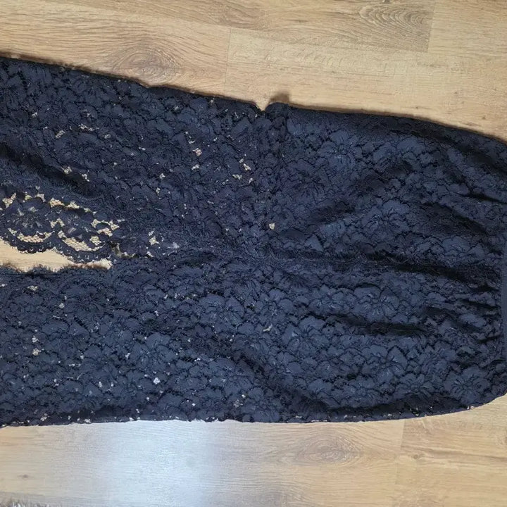 [BUNJANG] Lucky Chouette Lace Long Skirt / 럭키슈에뜨치마