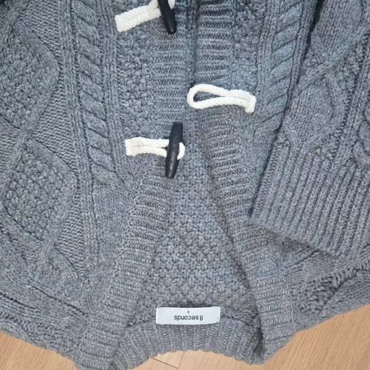 [BUNJANG] 8 Seconds Knit Cardigan Charcoal Gray / 에잇세컨즈 니트 가디건 회색