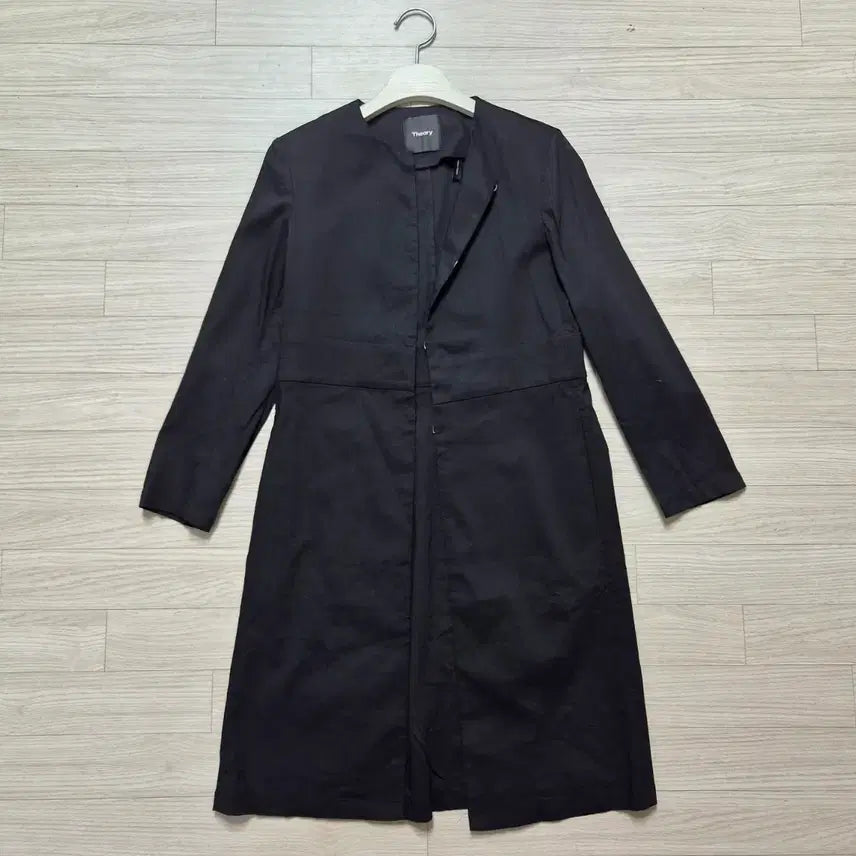 [BUNJANG] Theory Linen Midi Dress / Theory 띠어리 블랙 린넨원피스