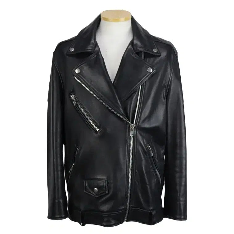 [BUNJANG] Lookast Lambskin Rider Jacket / 20286 룩캐스트 램스킨 라이더 자켓 95 남자 가죽자켓 브랜구제