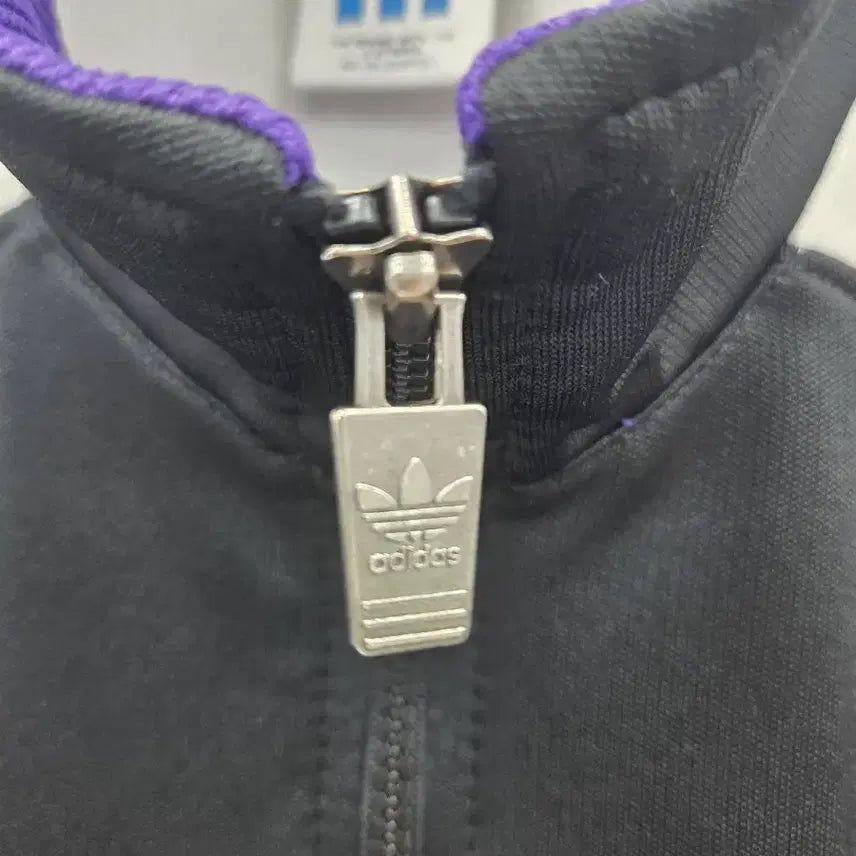 [BUNJANG] Adidas Vintage Track Top Black/Purple / L 90s 일본빈티지 아디다스 블랙/퍼플 트랙탑