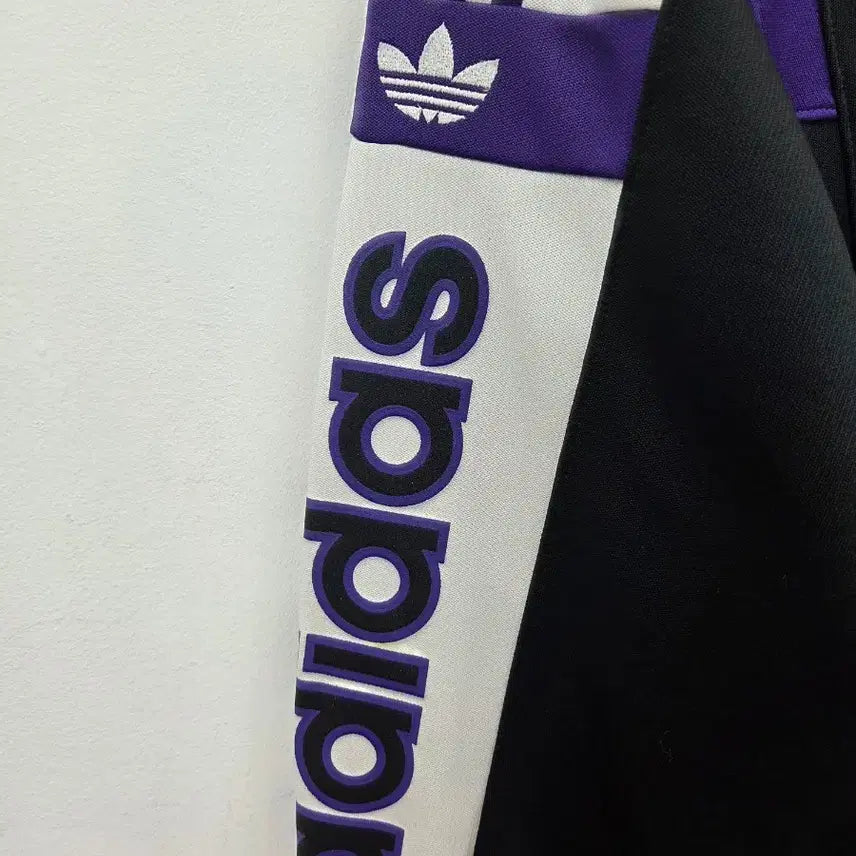 [BUNJANG] Adidas Vintage Track Top Black/Purple / L 90s 일본빈티지 아디다스 블랙/퍼플 트랙탑