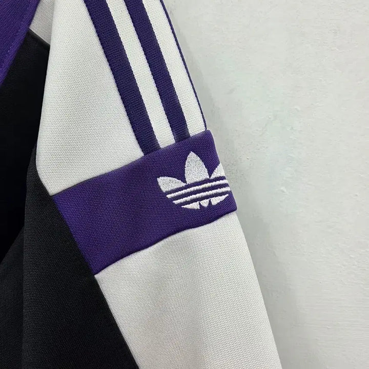 [BUNJANG] Adidas Vintage Track Top Black/Purple / L 90s 일본빈티지 아디다스 블랙/퍼플 트랙탑
