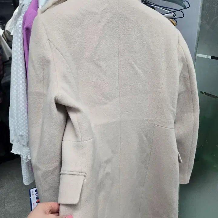 [BUNJANG] Mojo S.phine Mink Trimmed Coat / 모조에스핀 밍크트리밍코트