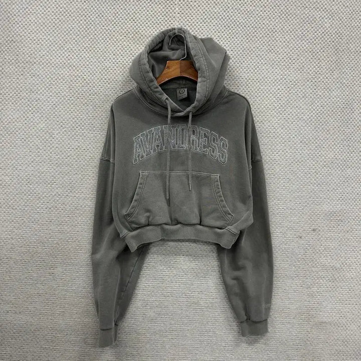 [SOLD OUT] 어반드레스 크롭 후드티 S M14080