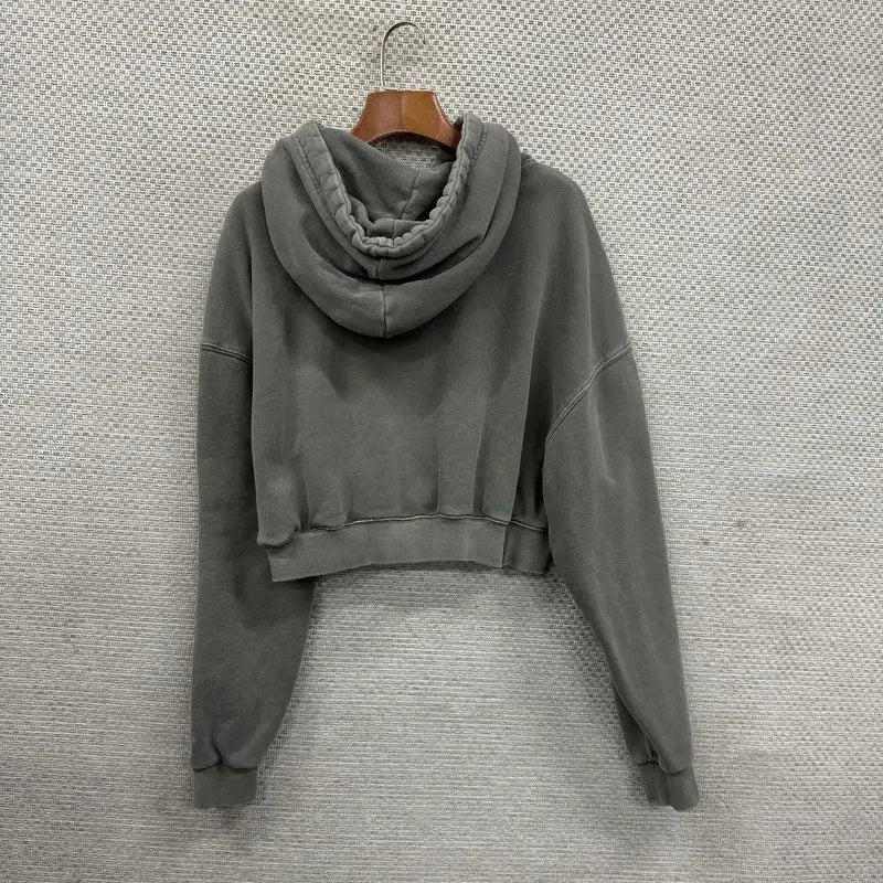 [SOLD OUT] 어반드레스 크롭 후드티 S M14080