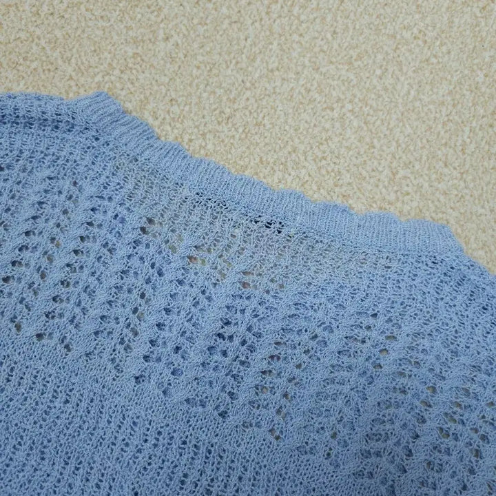 [BUNJANG] City Breeze Crochet Knit Cardigan / (F)시티브리즈 여성 가디건 긴팔 크롭 니트 크로셰 L3W2646