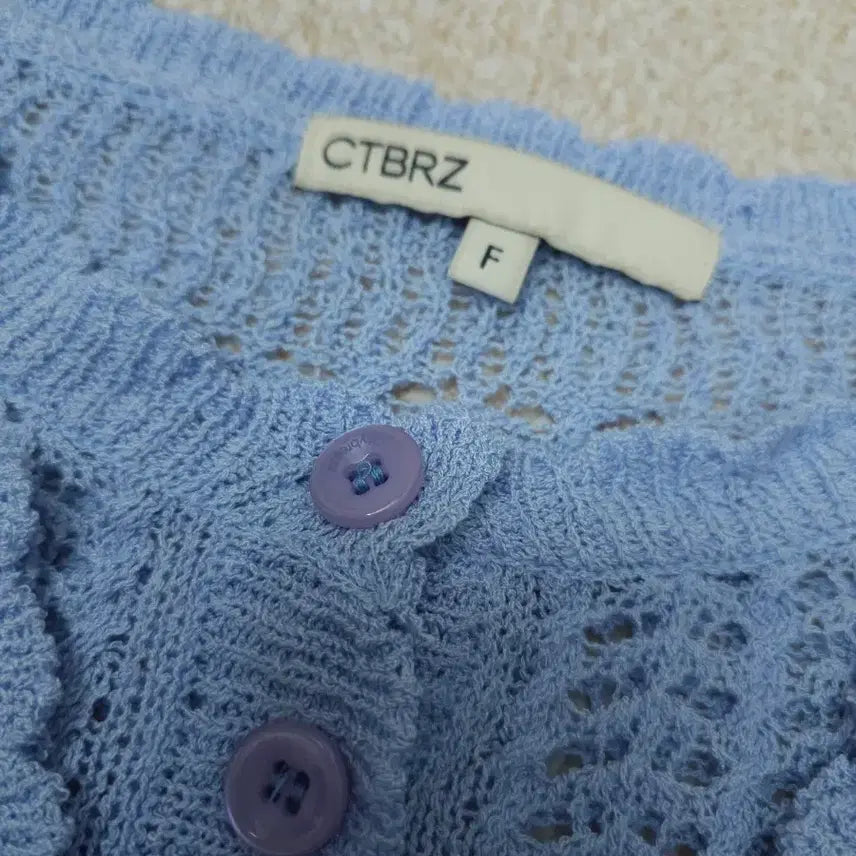 [BUNJANG] City Breeze Crochet Knit Cardigan / (F)시티브리즈 여성 가디건 긴팔 크롭 니트 크로셰 L3W2646
