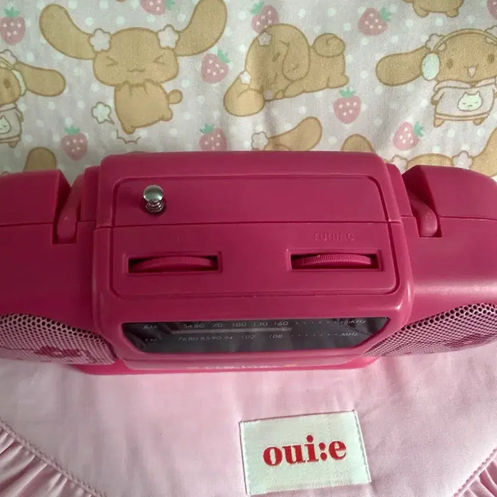 [BUNJANG] Vintage Hello Kitty Mini Radio Pink / 고전 키티 미니 라디오