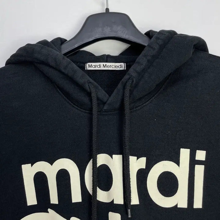 [BUNJANG] Mardi Mercredi Black Hoodie / 마르디 메크르디 블랙 후드티