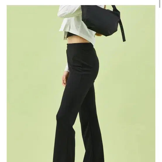 [BUNJANG] Collet Long Slim Banding Bootcut Slacks / (새상품) 콜릿 롱 슬림 밴딩 부츠컷 슬랙스