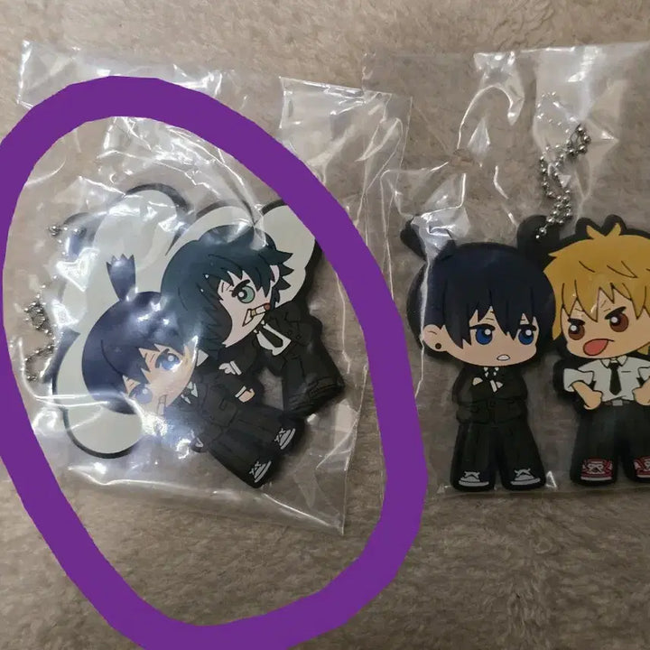 [BUNJANG] Chainsaw Man Himeno Aki Rubber Mascot Keyring / 체인소맨 러버 마스코트 6종 키링(히메노 아키)