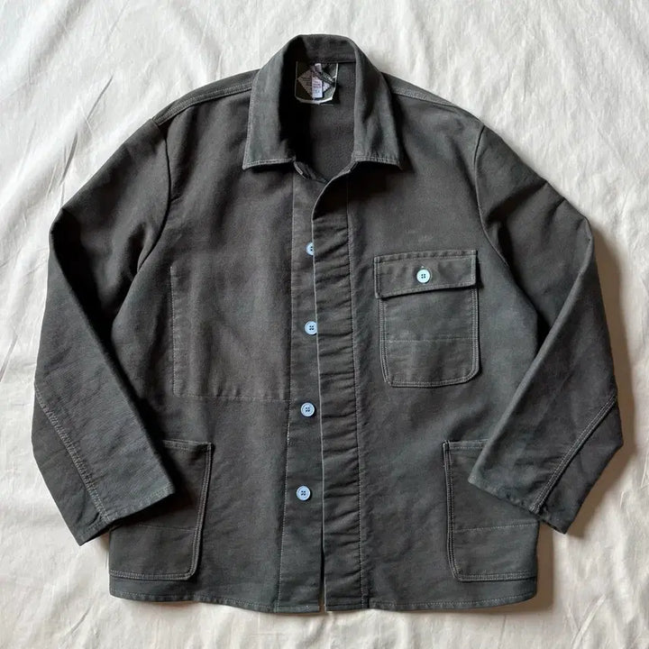 [BUNJANG] Rofa 90s Olive Drab Heavy Moleskin Work Jacket / [54] 90s 독일 rofa 올리브드랩 헤비 몰스킨 워크 자켓