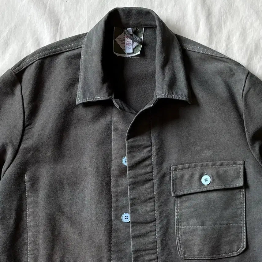 [BUNJANG] Rofa 90s Olive Drab Heavy Moleskin Work Jacket / [54] 90s 독일 rofa 올리브드랩 헤비 몰스킨 워크 자켓