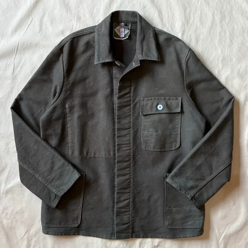 [BUNJANG] Rofa 90s Olive Drab Heavy Moleskin Work Jacket / [54] 90s 독일 rofa 올리브드랩 헤비 몰스킨 워크 자켓
