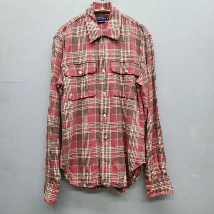 [BUNJANG] Polo Ralph Lauren Check Flannel Work Shirt / 폴로랄프로렌 체크 플란넬 워크 셔츠 2(M)