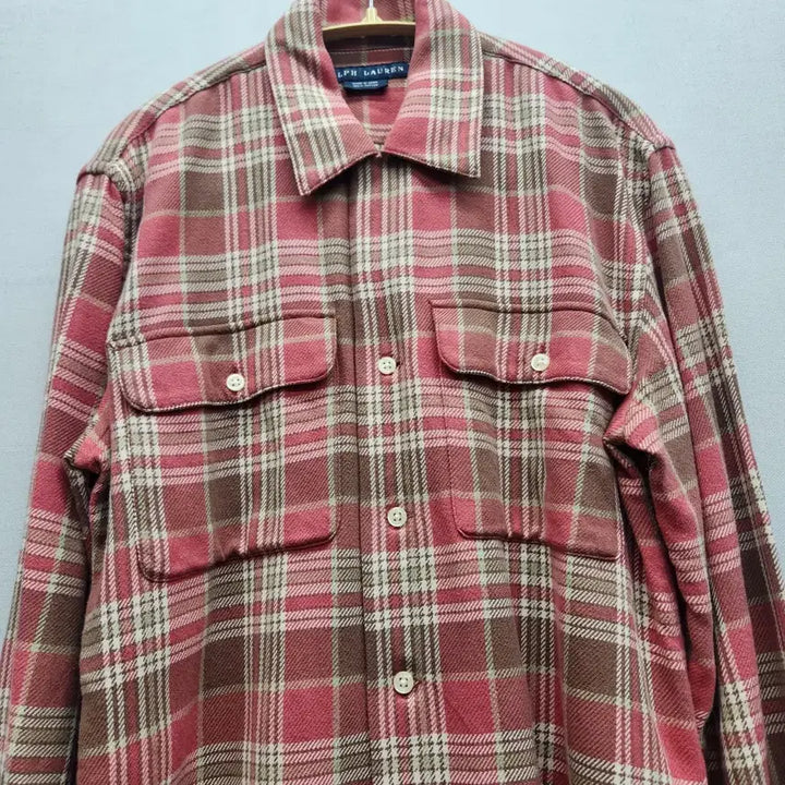 [BUNJANG] Polo Ralph Lauren Check Flannel Work Shirt / 폴로랄프로렌 체크 플란넬 워크 셔츠 2(M)
