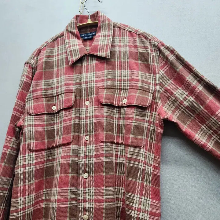 [BUNJANG] Polo Ralph Lauren Check Flannel Work Shirt / 폴로랄프로렌 체크 플란넬 워크 셔츠 2(M)
