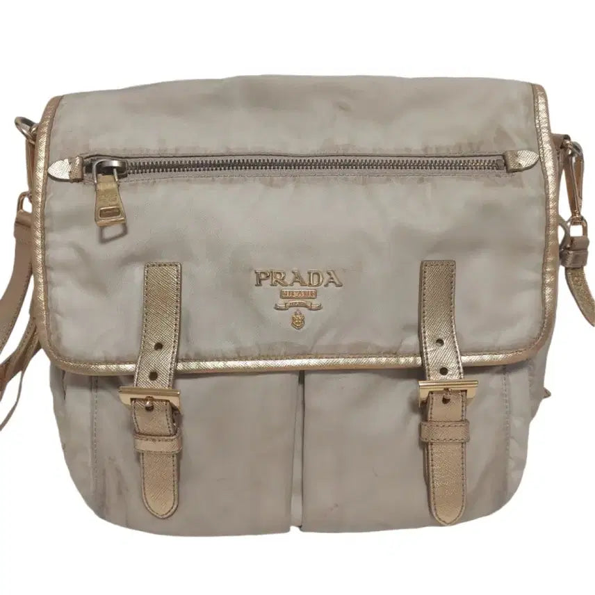 [BUNJANG] Prada Vintage Nylon Messenger Crossbody Bag / [정품] 프라다 빈티지 나일론 메신저 숄더백 크로스백