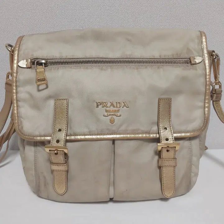 [BUNJANG] Prada Vintage Nylon Messenger Crossbody Bag / [정품] 프라다 빈티지 나일론 메신저 숄더백 크로스백