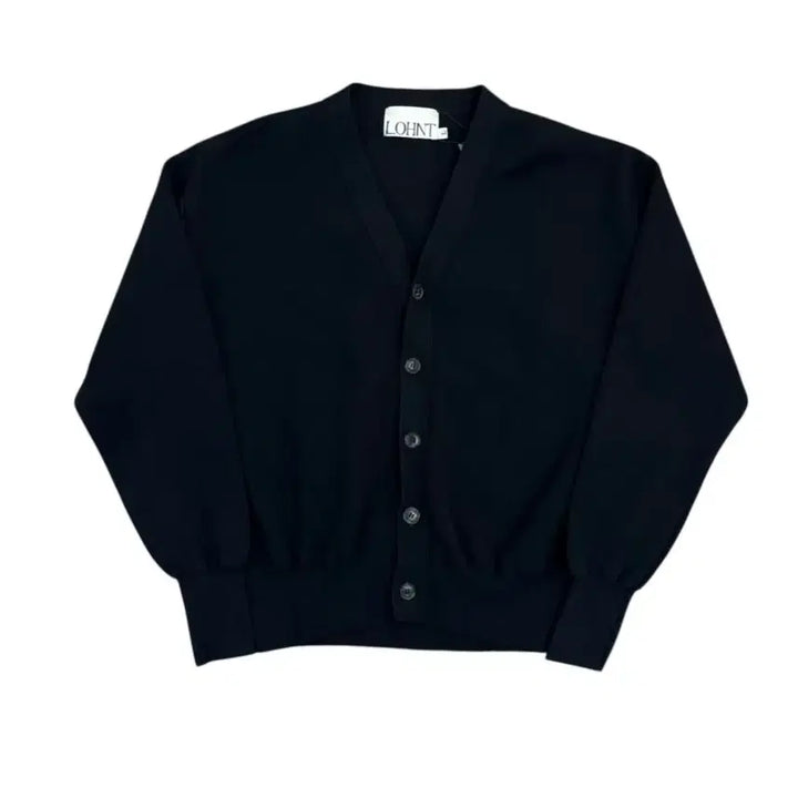 [BUNJANG] Lont Cotton Cardigan - Black - L / 론트 코튼 가디건 블랙 L  